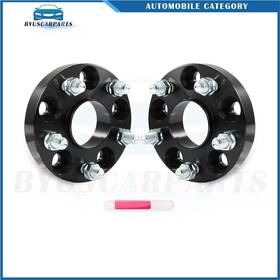 12713492 Byuscarparts 2 Pcs 5x4.5 5x114.3 1 Inch / 25mm Hub Centric Wheel Spacers 14x1.5 64.1mm Cb