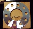 5x108-5x114.3 C108-114-03 White Knight Spacers Thickness Cb Lip Pair