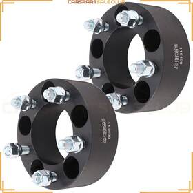 10020296 Carspartsaleclub 2pcs 2ftft 5x4.5 To 1/2 20 Studs Wheel Spacers For Ford Mustang Jeep Liberty