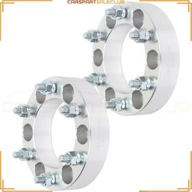 10020648 Carspartsaleclub 2 Pcs 1.5 Inch 6x5.5 12x1.5 Studs Wheel Spacers For Gmc Canyon Toyota 4runner