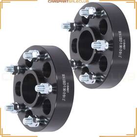 10025025 Carspartsaleclub 2 Pcs 1.5 Inch 5x4.5 To 5x5 1/2ftft Studs Wheel Spacers For Jeep Liberty