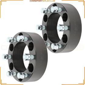10025304 Carspartsaleclub 2 Pcs Black 2ftft 6x5.5 14x1.5 Studs Wheel Spacers For Gmc C2500 1988-2000