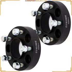 10025837 Carspartsaleclub 2 Pcs 1.25 Inch Thick 5x4.5 5x114.3 1/2 Studs Wheel Spacers For Jeep Liberty