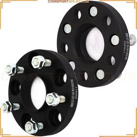 10028418 Carspartsaleclub 2x20mm Black Wheel Spacers 5x114.3 5x4.5 12x1.25 For Nissan Sentra