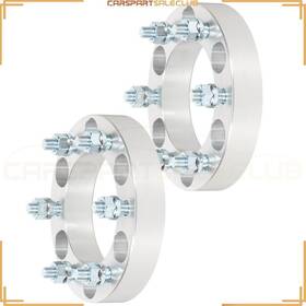 10028419 Carspartsaleclub 2pcs 1.25 Inch 32mm Thick 6x5.5 Wheel Spacers 12x1.5 Studs For Toyota 4runner
