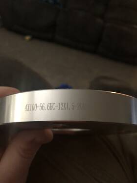 Shu00076 Centric Parts 2x 20mm 4x100 Hub-centric Wheel Spacers