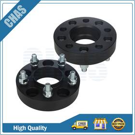 Chas11969001s Chas 2 5x4.5 Hubcentric Wheel Spacers 1.25 Inch 1/2 X20 Studs For Ford Mustang Edge