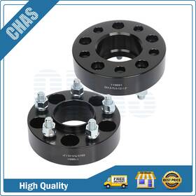Chas11969101s Chas 2 5x4.5 Hubcentric Wheel Spacers 1.5 Inch Fits Ford Mustang Explorer 1/2 X20