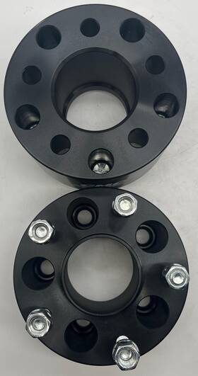 Cmo Forged 5108163450b-blk 2 Inch Black Hubcentric Wheel Spacers 5x108 63.4mm M12x1.5 2pcs