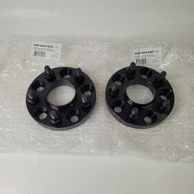 5450-5450h-aa67 Coyote Wheel Accessories Black Aluminum Adapters Pair 2