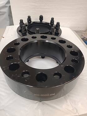 8650-8650hs-e14 Coyote 2 Wheel Spacers 8 On 6.50 8x6.50 2.00 Inch Thick 8650-8650hs-e14 Coyote 2 Wheel Spacers 8 On 6.50 8x6.50 2.00 Inch Thick