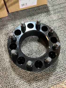 8650-8650hsr-e Coyote Qty 2 Wheel Spacer Adapter Hub For 94-11 Ram 2500 3500