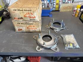 Cp Auto Products 80169 Vw Bug Wheel Adapters Adapts 67 And Earlier 5 Lug Drum Brake To 1968 4 Hole