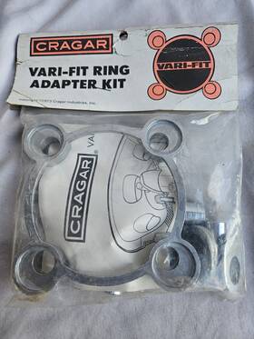 29456 Cragar Wheels Vari-fit Ring Adapter Kit 100mm B.c. 4 Bolt