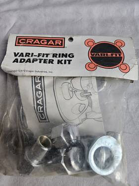 20-20rh Cragar 29458 Wheels Vari-fit Ring Adapter Kit 4.5 Inch B.c. 4 Bolt 1/20-20rh Lugs
