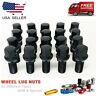 Cs12x1.5b 28mm Pcs Black Cone Seat Lug Bolts Fit Bmw