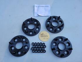 5100-5450w5-wc Custom Wheel Accessories New 5x100 To 5x108/ 5x4.5 Adapters Aluminum 15mm Spacers 12x1.25 Lugs