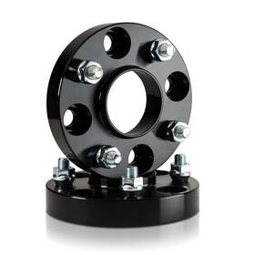 400156125b-blk Customadeonly 25mm 4x100 Hubcentric Wheel Spacers For Honda Civic Accord Mitsubishi