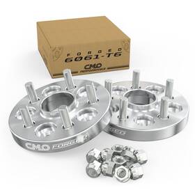Cv-341-20b-1415ss Customadeonly 20mm 5x112 To 5x100 Wheel Adapters Hubcentric 57.1mm Bore M12x1.5 Studs - 2pcs