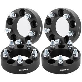 11001-50b4 Dcvamous 4pc Black 5x4.5 5x114.3 Wheel Spacers 2 Inch With 1/2 Studs Compatible