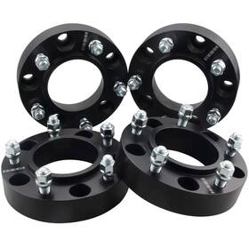 14x1.5studs Dcvamous 11017-32b4 4pc Black 5x150hubcentric Wheel Spacers 1.25inch Toyota 5lug 2007-21