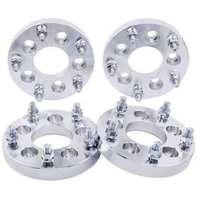 Dcvamous 11037-25s4 4pc 5x4.5 To 5x100 Wheel Adapters 1 Inch With 12x1.5 Studs Compatible