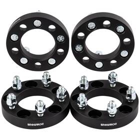 Dcvamous 11075-25b4 4pc Black 5x120 To 5x115 Wheel Adapters 1 Inch 14x1.5
