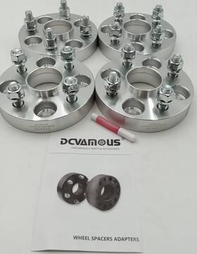 119664 Dcvamous 4x 1 Inch Wheel Spacers Adapters 4 Lug 4x100mm To With 12x1.5 Studs
