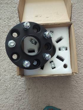 Os06065bk Dcvamous 4pc Black 5x5 Hubcentric Wheel Spacers 1 Inch 71.5 Bore Compatible Jeep