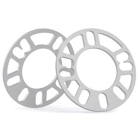 5912 Dynofit Universal 5mm Wheel Spacers 2-pack 5x100 Aluminum Alloy Silver 5912 Dynofit Universal 5mm Wheel Spacers 2-pack 5x100 Aluminum Alloy Silver
