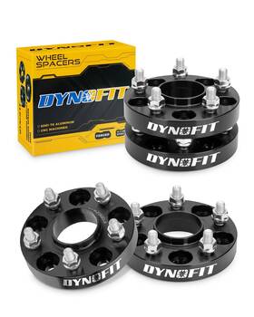 Ff-6019k-25 Dynofit 25mm Hubcentric Wheel Spacers For Honda Acura 4pcs M12x1.5 Studs