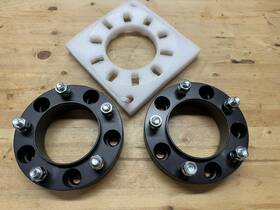 115061 Eccpp Fits Toyota Land Cruiser 1998-2021 5x150 Hubcentric Wheel Spacers 2 1.5 Inch Thick