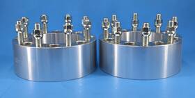 115400 Eccpp 2pcs 3 Inch 8x6.5 Wheel Spacers 125mm Hub For Ram 2500 3500 Ford F250 F350 8x165
