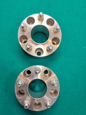 115474 Eccpp 2 3 Inch Thk Ksp Wheel Spacers For Select 1982 - 2013 Chevy Gmc Pontiac Cars Suvs