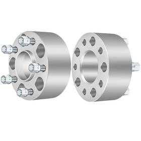 119644-5211-1439234801 Eccpp 2pcs 2.5 Inch Hub Centric Wheel Spacers 5x4.75 To 5x120.65mm For Chevy Camaro