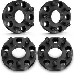 802111-5211-1138561 Eccpp 4pcs 5 Lug Hubcentric 1.25 Inch Wheel Spacers Fit 2006 2010 Jeep Wrangler