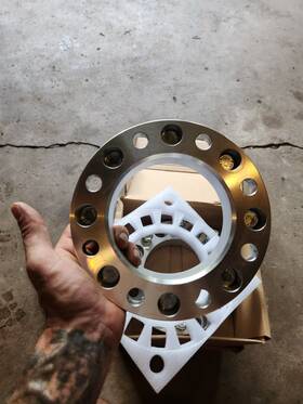 8170438b-8170438bu Eccpp Rsw 4pc 1.5 Inch Hubcentric 8x170 Wheel Spacers For F250 F350 Excursion Superduty