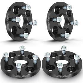 Eccpp 826153-5211-1608135843 4pcs 15mm 4x100 Wheel Spacers Hubcentric For Honda Fit Civic Insight Black