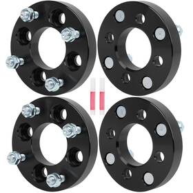 842287-5379-1059061441 Eccpp 4pcs 1 Inch 4x100 To 4x4.5 Wheel Adapters 12x1.5 Lug Centric For Chevy And Honda