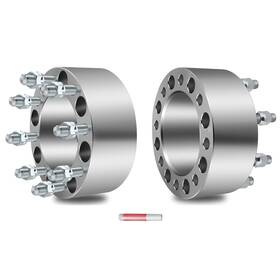 992754-5211-1150072 Eccpp 2pcs 3 Inch Wheel Spacers 8 Lug 8x6.5 For Chevy Silverado Hd And Ram 2500 3500