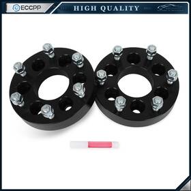 Ecp127903hk Eccpp 2pcs 1.25 Inch 6x4.5 To 6x5.5 Conversion Wheel Adapters For Dodge Chevy Gmc 6 Lug