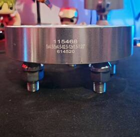 Ecp128677hk Eccpp 2pcs 1.25 Inch 5 Lug Wheel Spacers 5x4.5 To 5x114.3