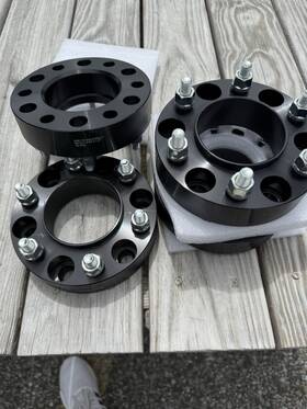 Eccpp Ecp842265hk 4 Pcs 1.5 Inch 6x5.5 Hub Centric Wheel Spacers 12x1.5 93.1 Cb For Ford Ranger Bronco