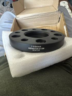S4115448 Eccpp 2x 20mm 5x4.75 5x120.65 5x120.7 Hubcentric Wheel Spacers For Chevrolet Corvette