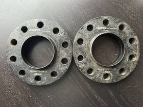 001058ecs03b-15 Ecs Tuning 15mm Hub Centric Wheel Spacer Set With 10 Extended Lug Bolts For E36