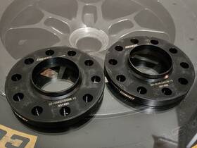 3437374 Ecs Tuning Bmw Hubcentric Wheel Spacers 5x120 15mm - With Extended Lug Bolts