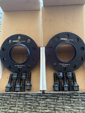 3437357 Ecs Tuning Ecs#3437357 - 12.5mm Wheel Spacers And Bolt Kit Bmw 5x120 ... Exc Cond E90