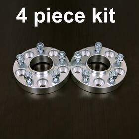 4x-20mm-5114.3-66.1 Efficient Commerce 4pc 20mm Hubcentric 5x114.3 Wheel Spacers 66.1 12x1.25 For Nissan Infiniti