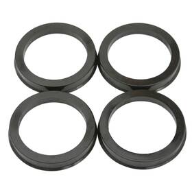 Efficient Commerce 65743 4 Plastic Black Hub Centric Rings Hubrings 87.1mm And 108mm Wheel 87-108