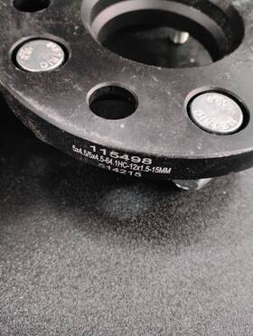 Esplus 5450h641e25 Single 15mm 5x4.5 Inch 64.1 Hub Centric Adapter Spacer Fit Tesla 2017-latest Model
